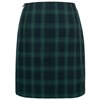 Straight Skirt (side pleats) - black/green/red/yellow